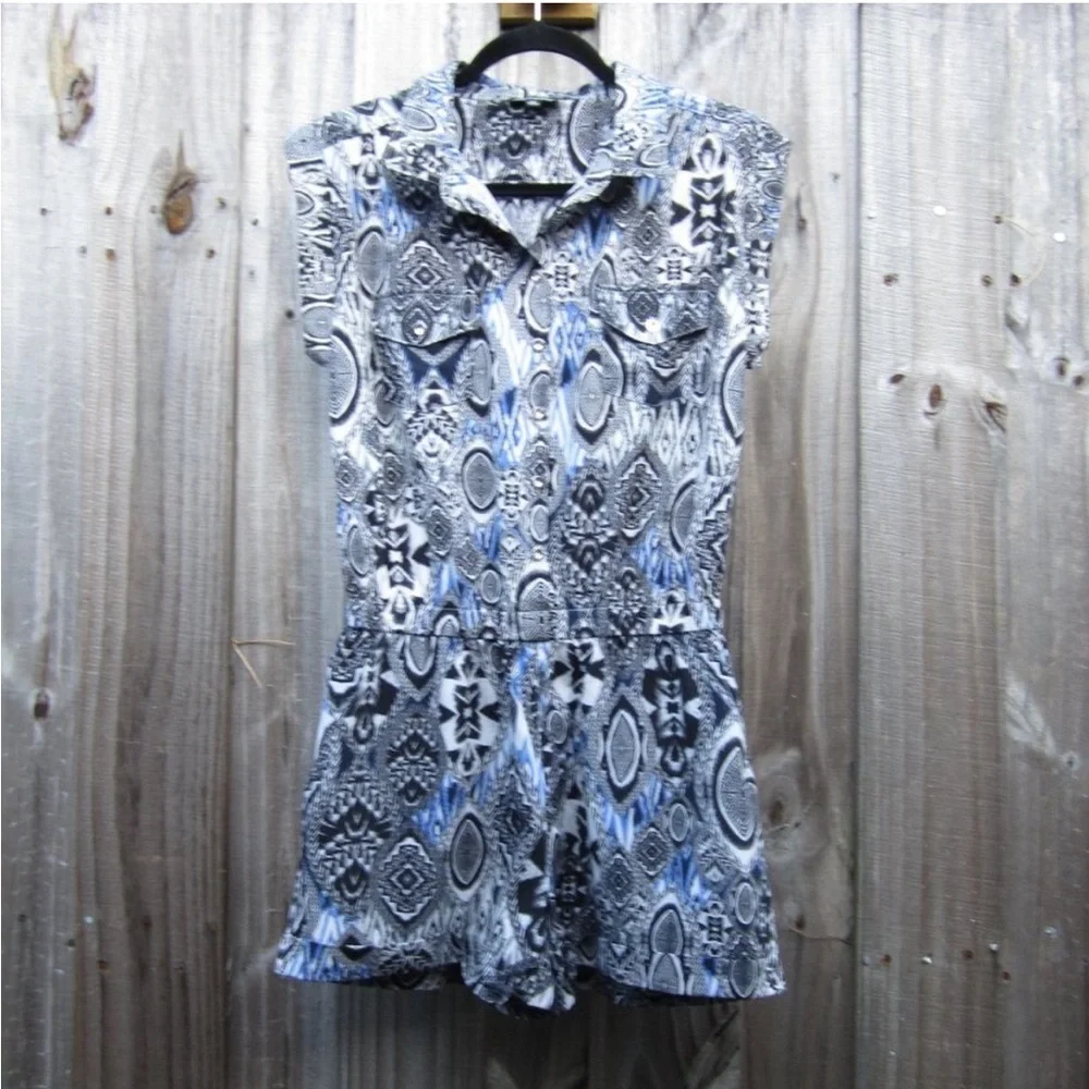 Shinestar Print Boilersuit Romper